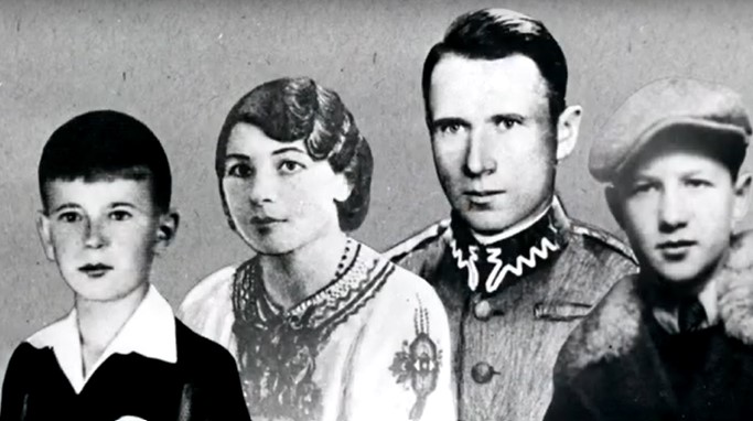 F.Gajowniczek z rodziną